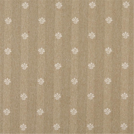 Designer Fabrics 54 in. Wide Gold And Ivory- Leaves Country Style Upholstery Fabric C607